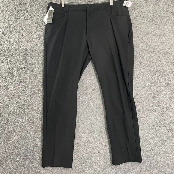 Van‎ Heusen Performance Straight Leg Men 38x30 Flat Front Dress Pants - Picture 1 of 12